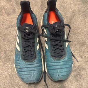 Adidas Men's Teal and Black Athletic Shoes